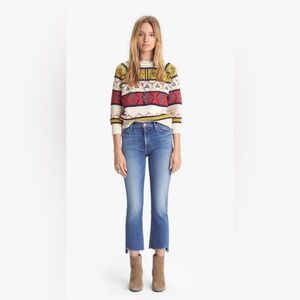 Mother Denim The Insider Crop Step Fray